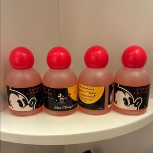 Disney World Early 2000s Mickey Mouse Red and Black Shampoo/Conditioner Set